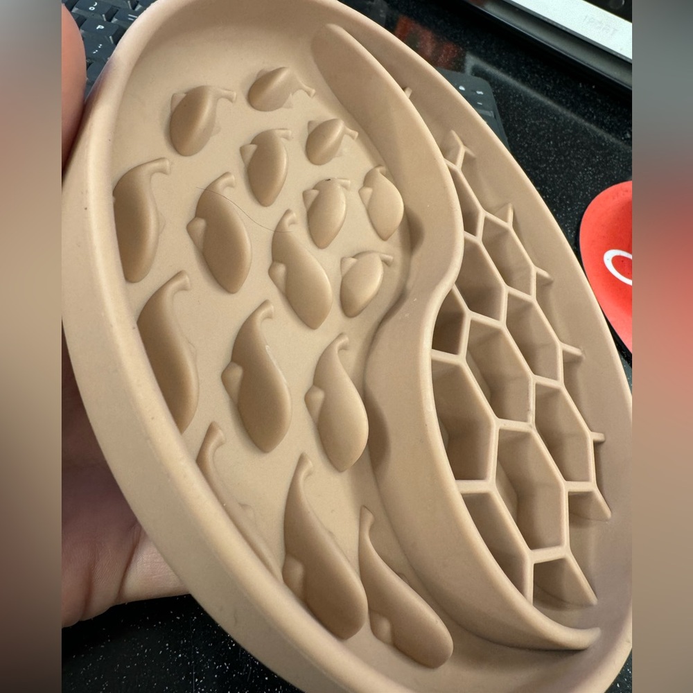 Dog food tray